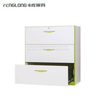 New Office Furniture 3 Drawer Steel Wide Lareral Filing Storage Cabinet photo-5