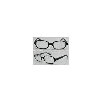 Black Hand Made Acetate Optical Rectangle Glasses Frames For Youth Boy