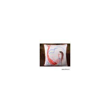 Sell Hand-Painted Silk Pillow