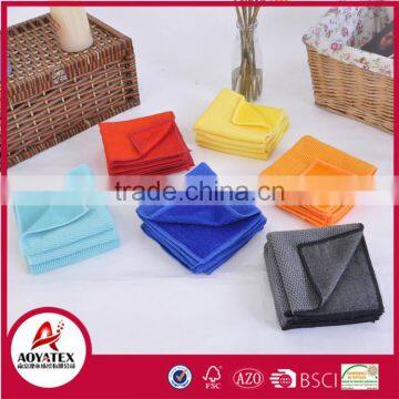 Microfiber polyester polyamide fabric, solid cleaning cloth in roll, cheap price cleaning cloth factory