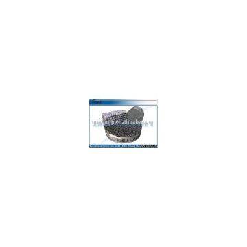 Metallic thornlike perforated ripple plate