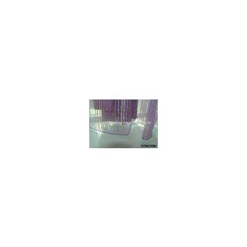 organza curtain with gold yarn