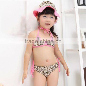 2014 Leopard print Baby Swimsuit summer latest style