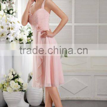 2017 Lovely Sweetheart Organza Cocktail Dress With Beading Accents Full Skirt Mini LengthED112 photo-2