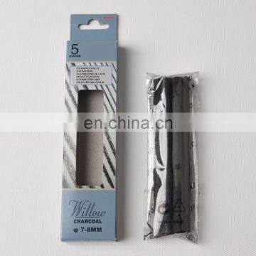 Dia. 7~8mm Round Willow Charcoal Stick Sketch Painting Charcoal