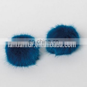 Factiry Direct Fashion Faux fur Ball / Fake Fur Pompoms For Keyring / Beanie Hat / Bag