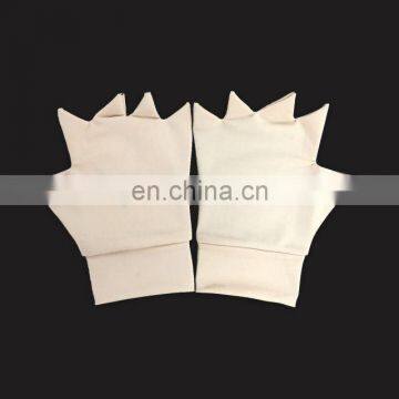 Men Women Half Finger Copper Compression Gloves for Arthritis photo-4