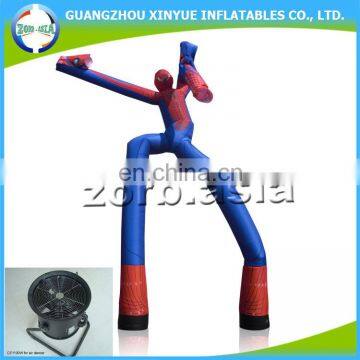 Attractive custom size spider-man inflatable air dancer, sky dancer for sale