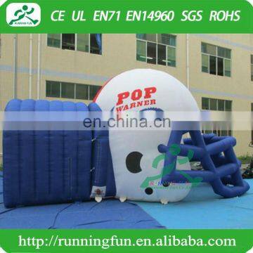 Inflatable Football Helmet Tunnel, Inflatable Entrance Tunnel