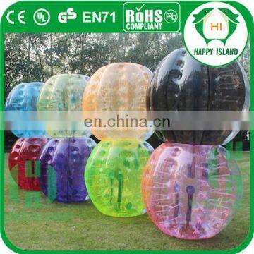 HI New design TPU/PVC double ropes bumper ball small pvc inflatable balls for people