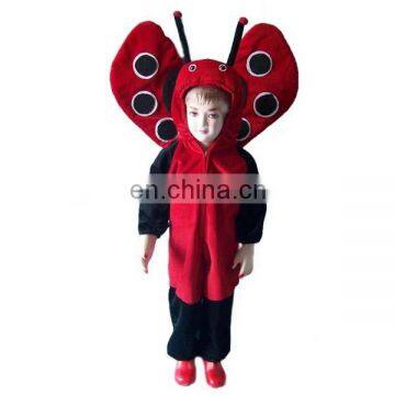 School party use plush ladybug ladybird costume cloth for kids