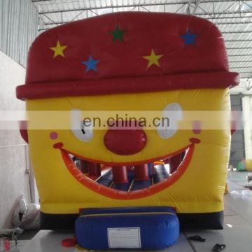 Happy clown theme hot sale commercial inflatable,jumping castle customized with best quality,changeable themes