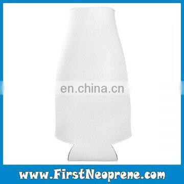 White Blank Plain For Sublimation Printed Neoprene Beer Bottle Cooler Sleeve