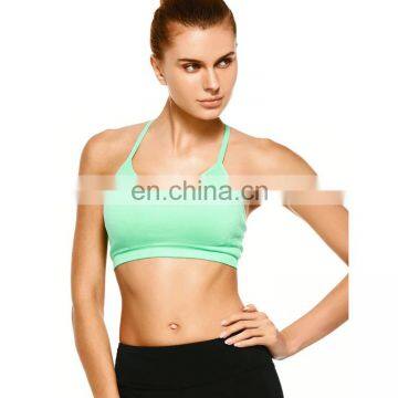 High Quality Ladies Womens Custom Blank Sexy Strappy Comfort Sports Bra