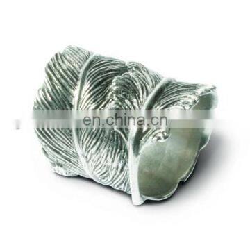 Retro Feather Napkin Ring