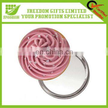 Custom Logo Branded Promotional Tinplate Button Mirror