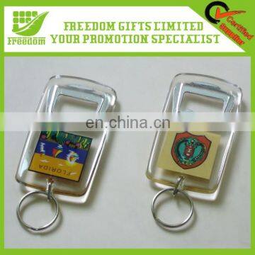 High Quality Personalized Acrylic Bottle Opener Keychain