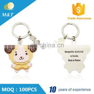 2016 Promotional custom metal keychain