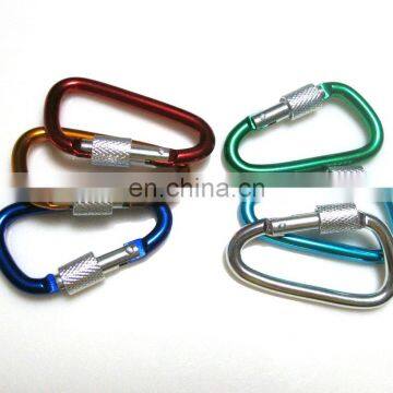 multifunctional bulk metal hardware carabiner spring screw snap hook factory wholesale