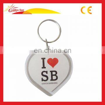 Hot Selling Cheaper Plastic Acrylic Gift Keychain