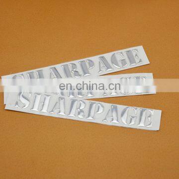 Excellent Material Pet Sticker 3D soft label