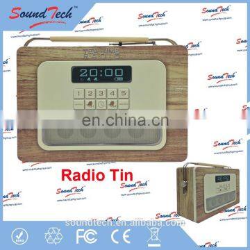 High Quality LED Fiber Optics Light up Christmas Musical Tin Can photo-4