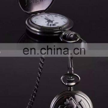 Game Fullmetal Alchemist Classic Pocketwatch Necklace Rings Antique Pocket Watches Quartz Pocket Watch photo-4
