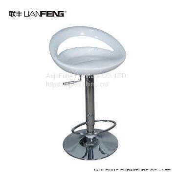 Plastic Bar Chair Adjustable Height Bar Stool With Footrest