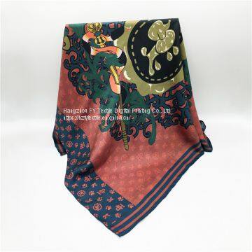 Fashion DesignsTop End Digital Print Custom Woven Silk Scarf