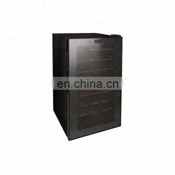 Commercial Showcase Display Glass Door Drink Refrigerator For Shopping Mall