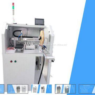 Taping a disc into the IC automatic burner units