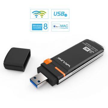 WAVLINK AC1300 Wireless-AC Dual Band Usb Adapter With 802.11ac SuperSpeed USB 3.0 Port photo-3