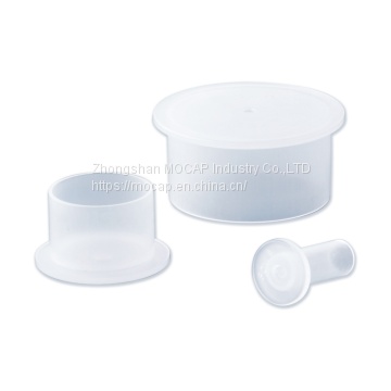 Plastic anti dust pipe flanged end protection cap for straight NPT UNF Metric threads