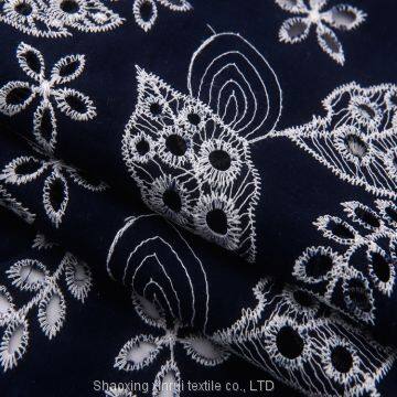 White Cotton Embroidery Lace Fabric Dress photo-3