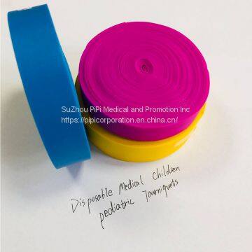 TPE Medical Disposable Tourniquet Textured For Clinic , hospital