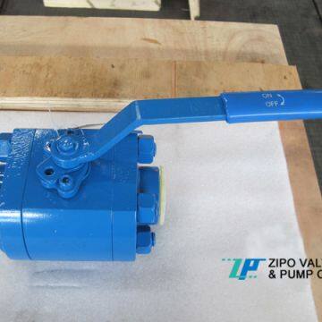 Forged Steel 3000WOG NPT Thread Floating Ball Valve photo-5