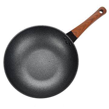 Full Screen Wok Energy Gathering Honeycomb Frying Pan Uncoated Stainless Steel Pot Wholesales Medical Stone Good for Digestion photo-3