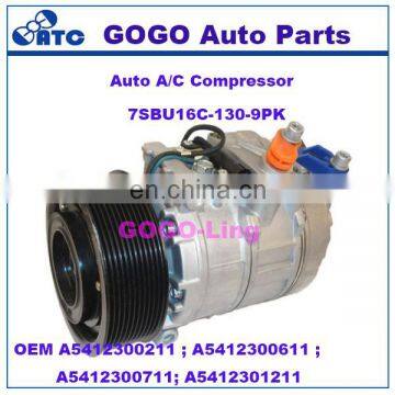 GOGO 7SBU16C auto air Compressor for Mercedes Benz Trucks Actros OEM : A5412300211 ; A5412300611 ; A5412300711;