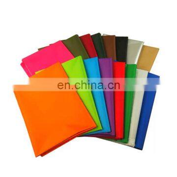 China Factory 100% polyester taffeta fabric colorful taffeta for lining