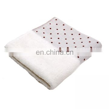 2018 Home used wave point pattern printed towel kerchief and jacquard yoga face washer hand towels