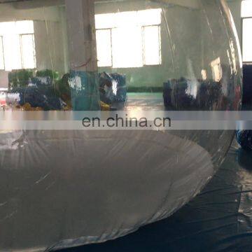 High Quality Outdoor Transparent PVC Inflatable Bubble Camping Tent With Tunnel