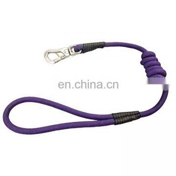 round rope dog walking leash nylon material with safe hook