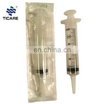 Factory High Quality Clear Color 60ml Flushing Irrigation Syringe