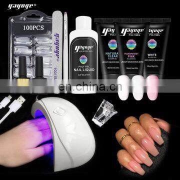 Acrylic Nail Kit for Beginners Cheap Nail Extension Poly Gel Set From Yayoge photo-2