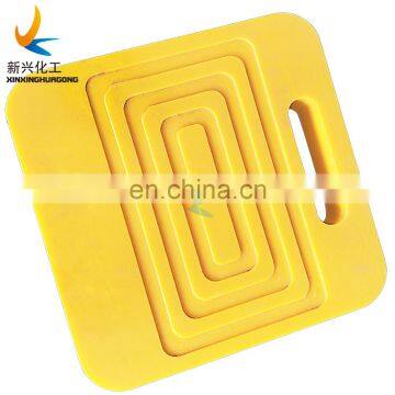 Multi-color crane jack  rv leveling mats UHMWPE Crane Cribbing recycled Outrigger pads