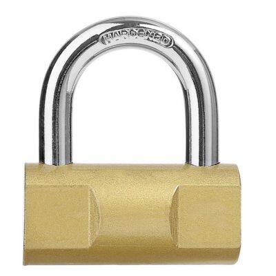 Anti-cutting super solid brass body safety good quality waterproof 40-80mm heavy duty hammer brass padlock