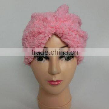 Winter fashion super absorbent Solid Baotou towel dry hair cap Shower cap women