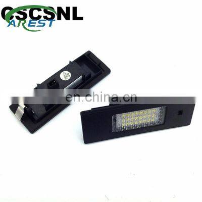 Carest 2PCS Error Free white 12V 24SMD led license plate light Fit for BMW 1 Series E87N E85 Z4 E86 6 Series E63 E64 Car Styling