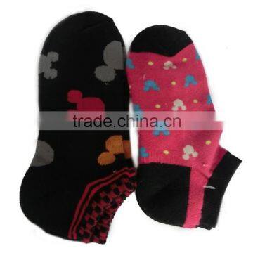 2016 Spring New Printed Knitted Boat Socks Women photo-2