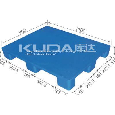 warehouse storage solution 1109C PBJJ PLASTIC PALLET（BUILT-IN STEEL TUBE）from china manufacturer